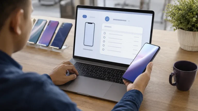 Smartphone proposé avec la location avec option d’achat Free Flex