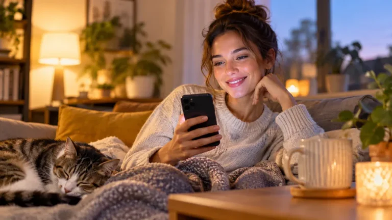Illustration moderne et lumineuse liée à gif bonne soirée