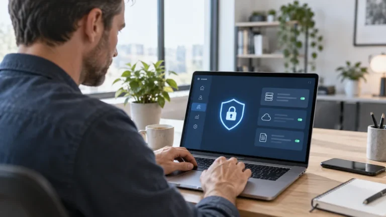 Schéma représentant un modèle de sécurité informatique